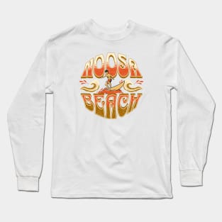 Noosa Beach, Queensland Distressed Vintage Graphic Long Sleeve T-Shirt